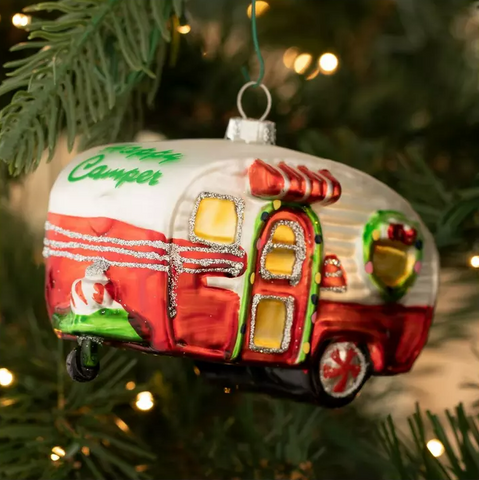 Happy Camper RV Ornament