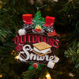 Outdoors and S'mores Ornament