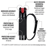 Pepper Gel with Adjustable Hand Strap Runner Series